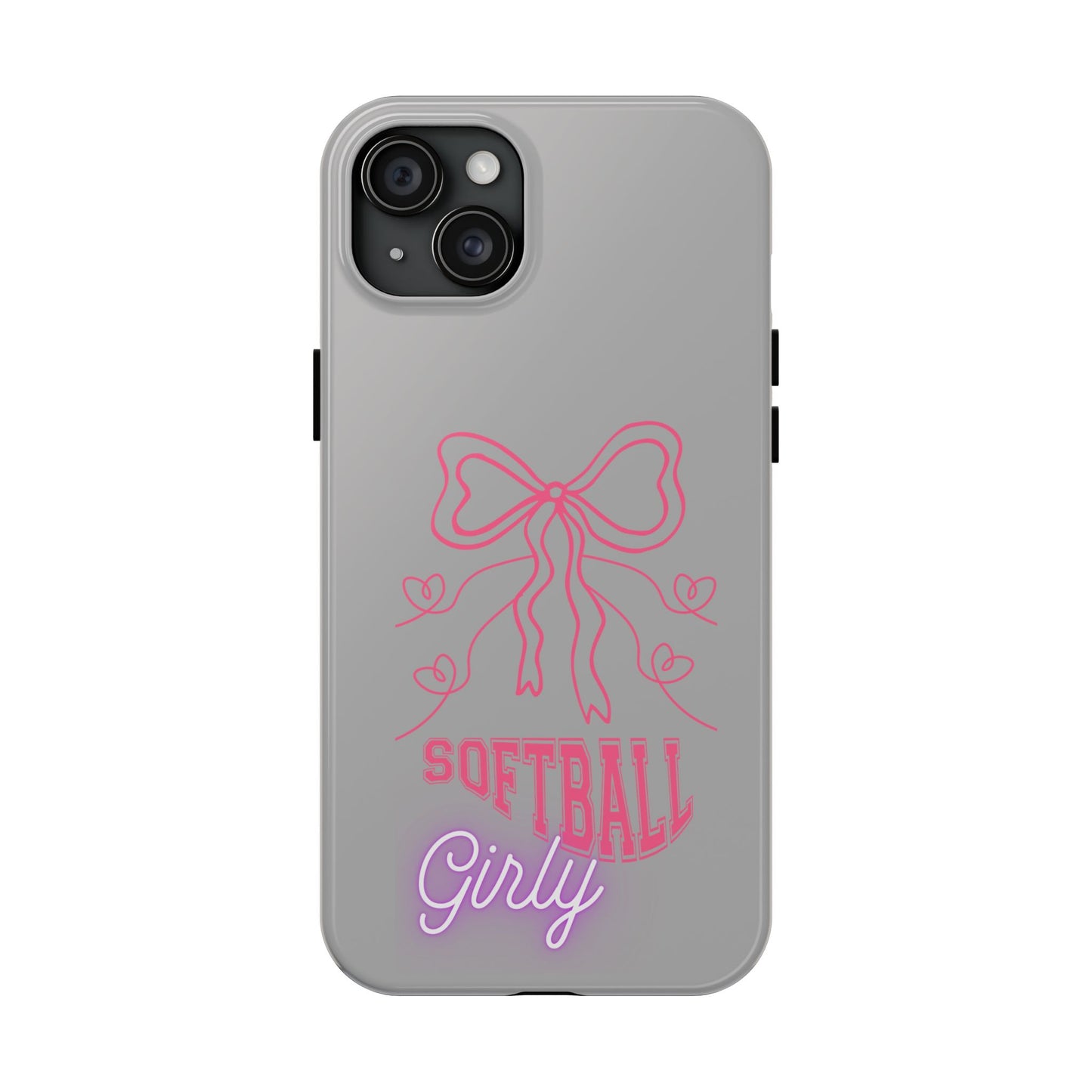 SOFTBALL GIRLY IPHONE AND SAMSUNG || Tough Phone Cases