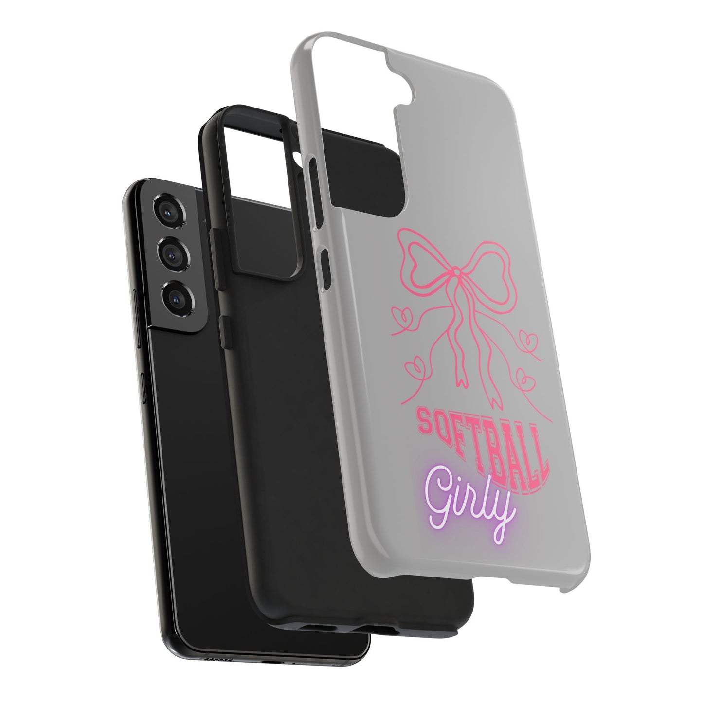 SOFTBALL GIRLY IPHONE AND SAMSUNG || Tough Phone Cases