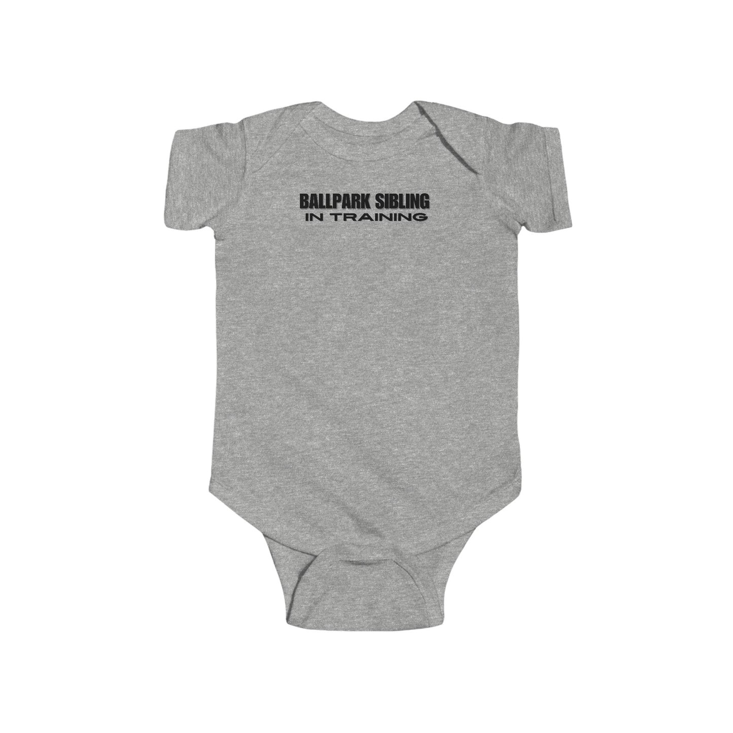 BALLPARK SIBLING IN TRAINING || Infant Fine Jersey Bodysuit NB - 24M