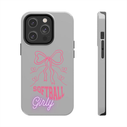 SOFTBALL GIRLY IPHONE AND SAMSUNG || Tough Phone Cases