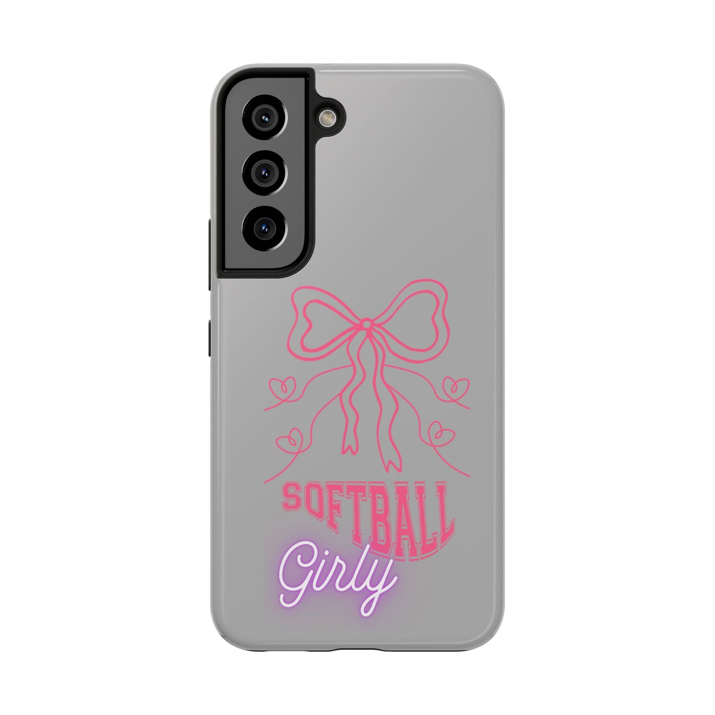 SOFTBALL GIRLY IPHONE AND SAMSUNG || Tough Phone Cases