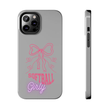 SOFTBALL GIRLY IPHONE AND SAMSUNG || Tough Phone Cases