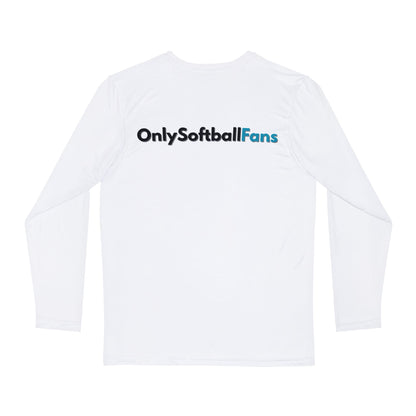 OnlySoftballFans Gear || Men's Moisture Wicking Long Sleeve Shirt