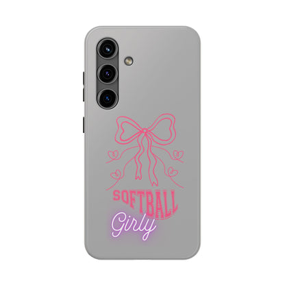 SOFTBALL GIRLY IPHONE AND SAMSUNG || Tough Phone Cases