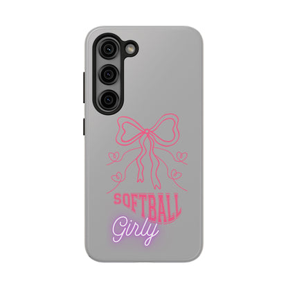 SOFTBALL GIRLY IPHONE AND SAMSUNG || Tough Phone Cases