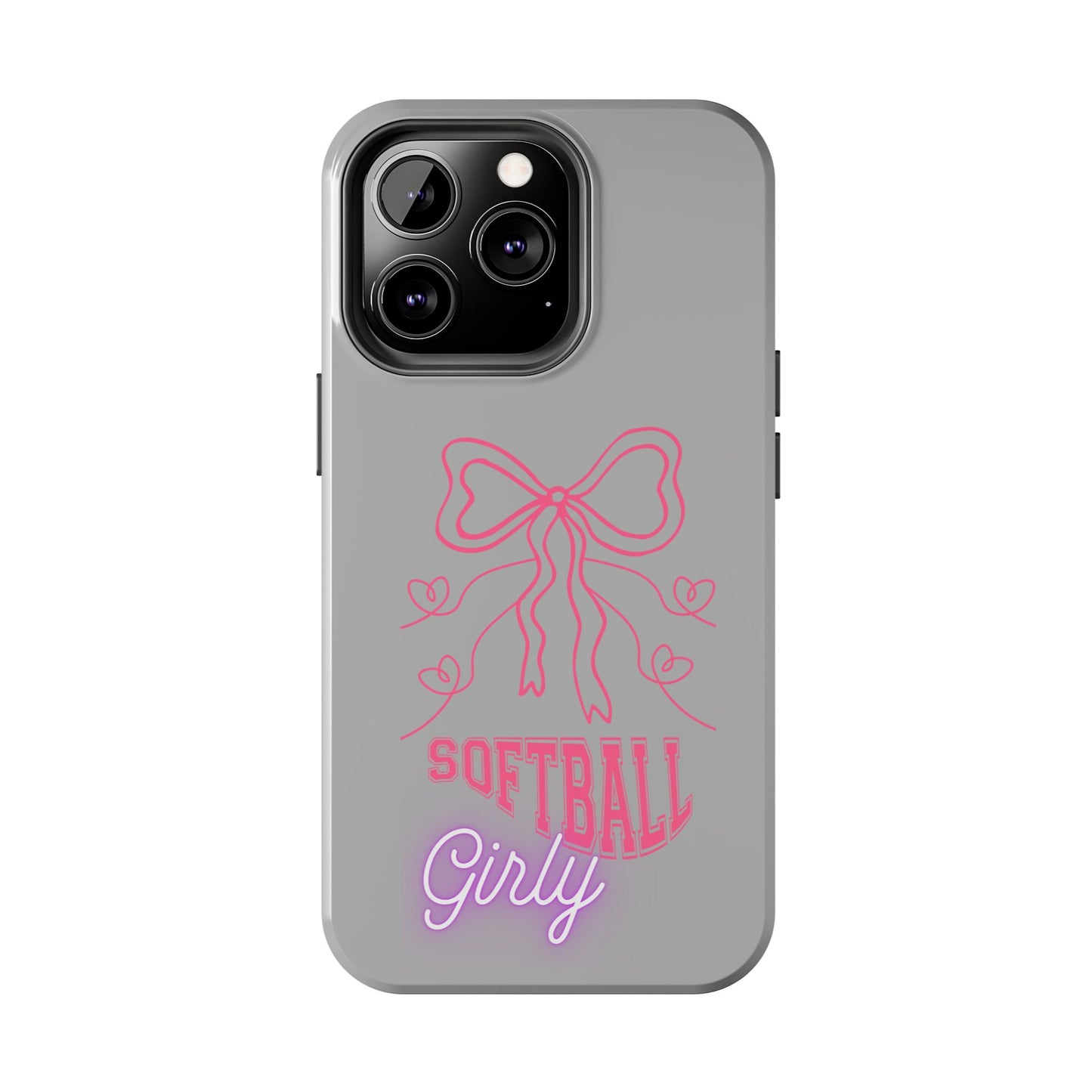 SOFTBALL GIRLY IPHONE AND SAMSUNG || Tough Phone Cases