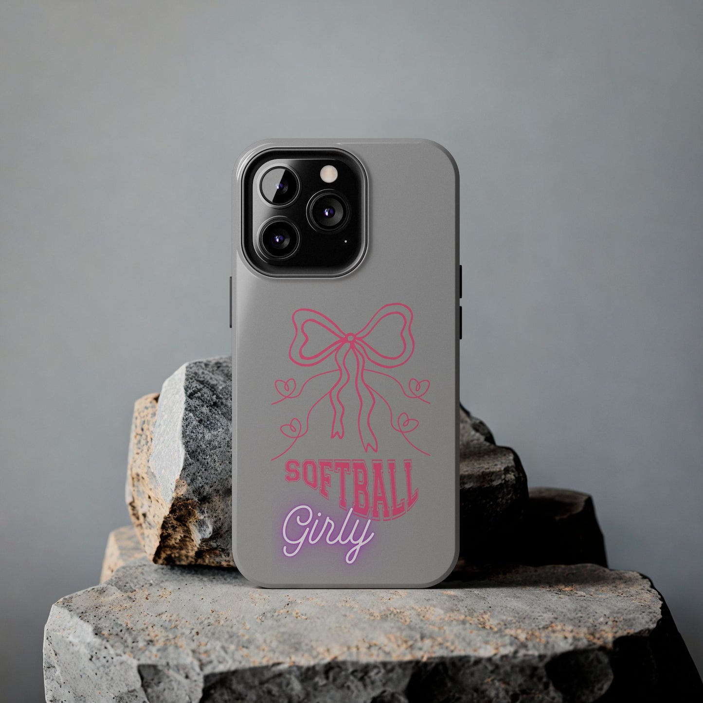 SOFTBALL GIRLY IPHONE AND SAMSUNG || Tough Phone Cases