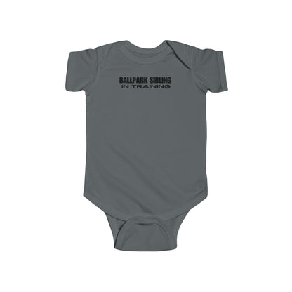 BALLPARK SIBLING IN TRAINING || Infant Fine Jersey Bodysuit NB - 24M