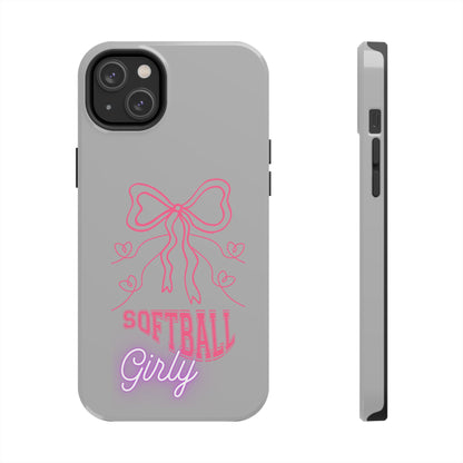 SOFTBALL GIRLY IPHONE AND SAMSUNG || Tough Phone Cases