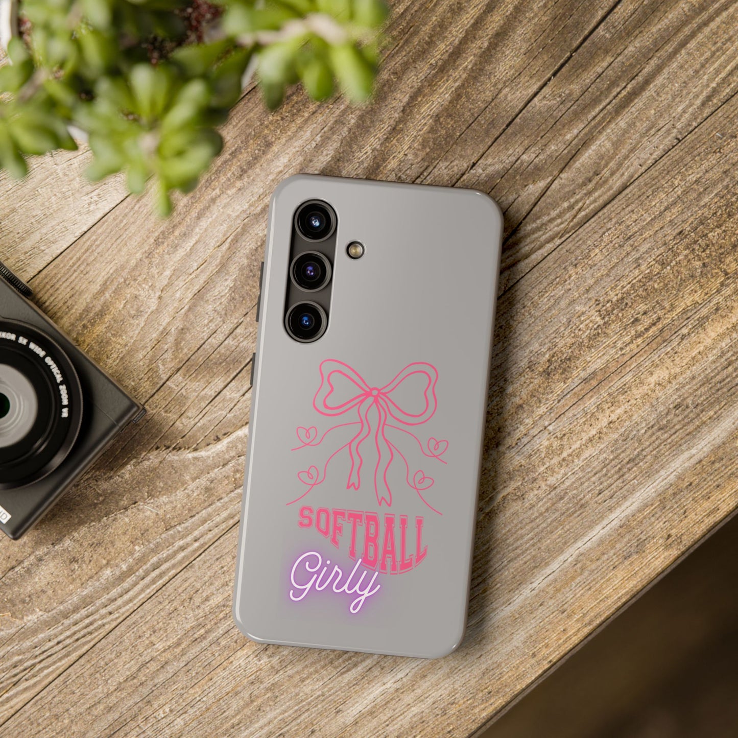 SOFTBALL GIRLY IPHONE AND SAMSUNG || Tough Phone Cases