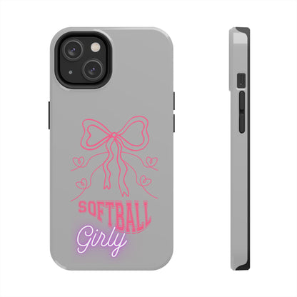 SOFTBALL GIRLY IPHONE AND SAMSUNG || Tough Phone Cases