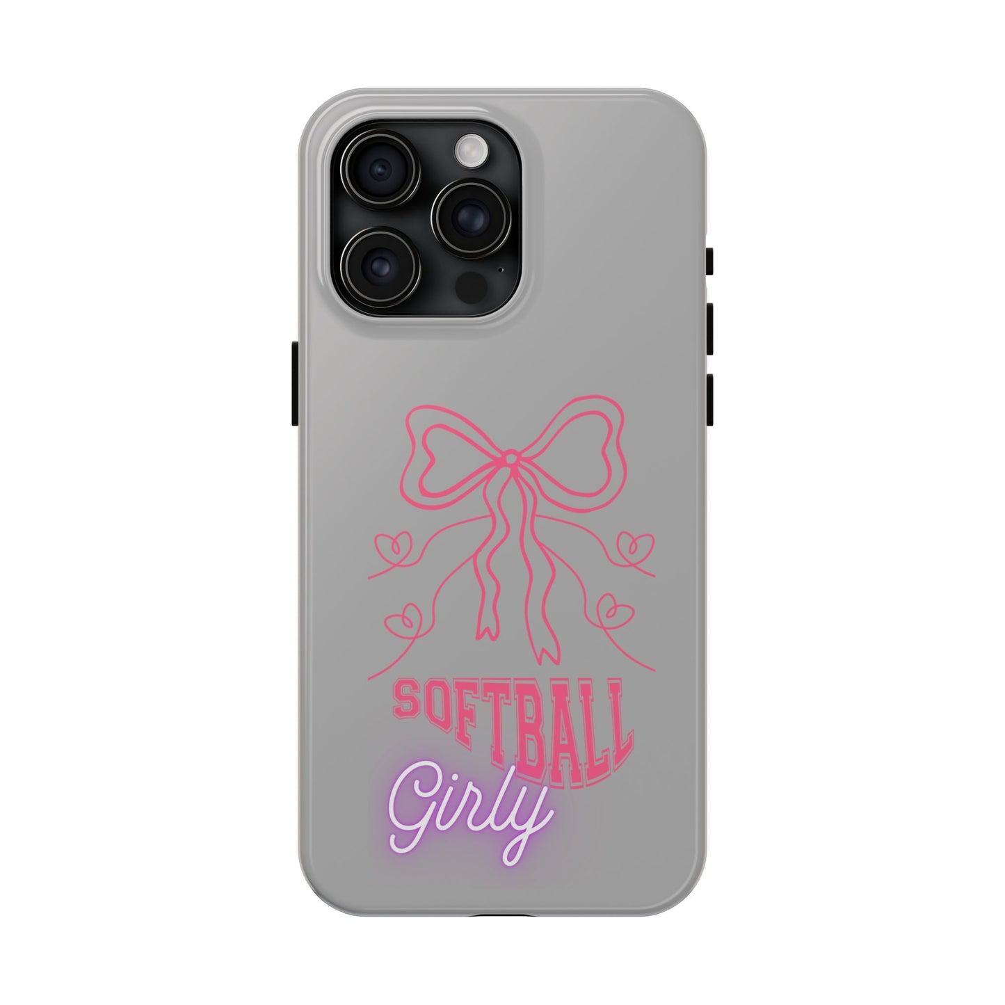 SOFTBALL GIRLY IPHONE AND SAMSUNG || Tough Phone Cases