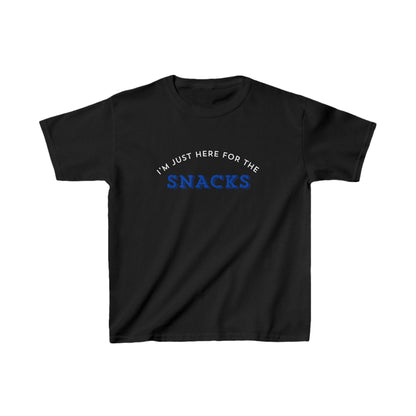 IM JUST HERE FOR THE SNACKS || Kids Cotton Tee