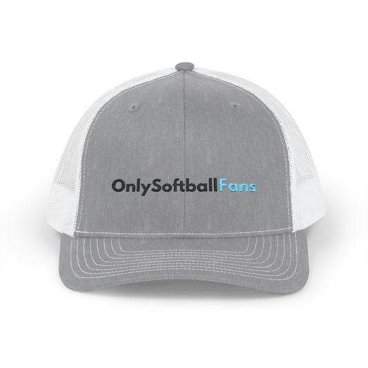 ONLYSOFTBALLFANS HAT || Embroidered Snapback Trucker Cap