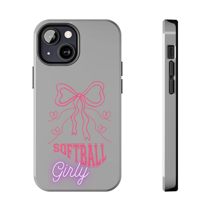 SOFTBALL GIRLY IPHONE AND SAMSUNG || Tough Phone Cases