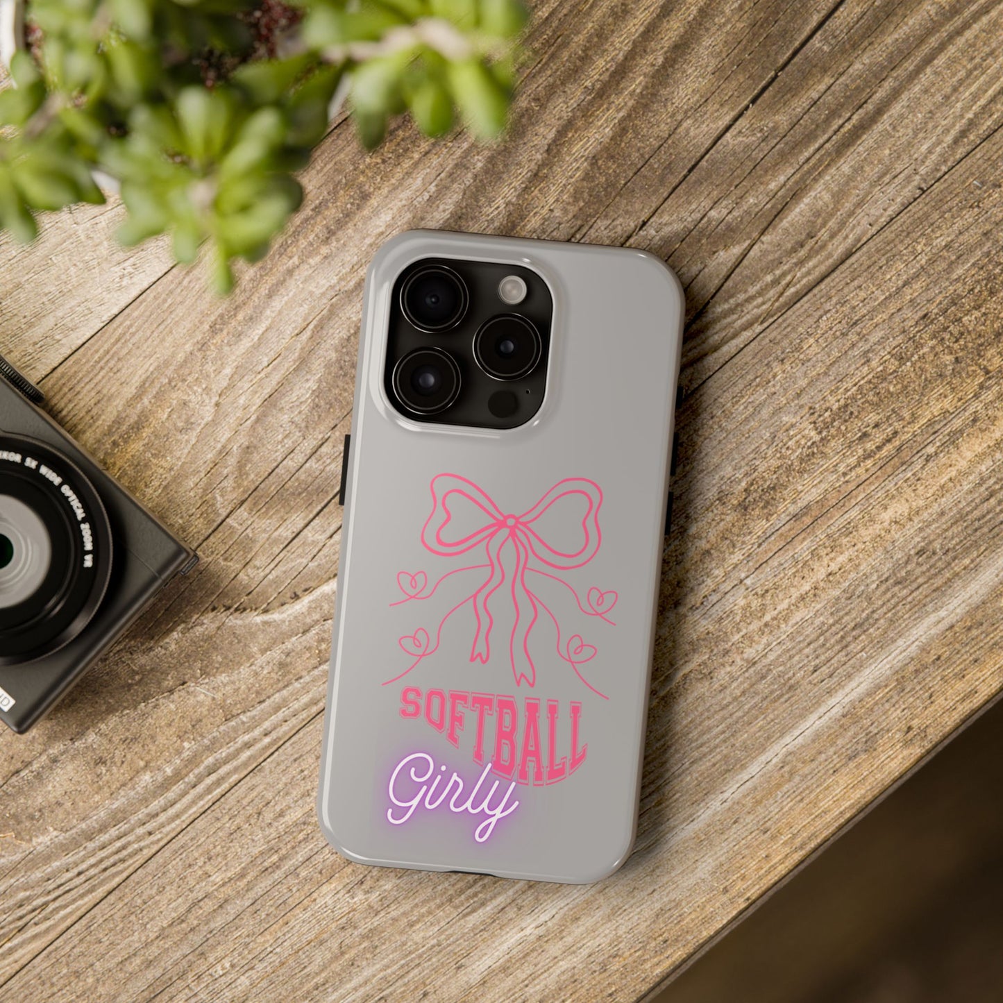 SOFTBALL GIRLY IPHONE AND SAMSUNG || Tough Phone Cases