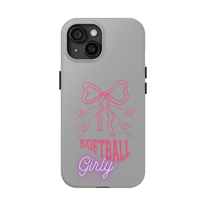 SOFTBALL GIRLY IPHONE AND SAMSUNG || Tough Phone Cases