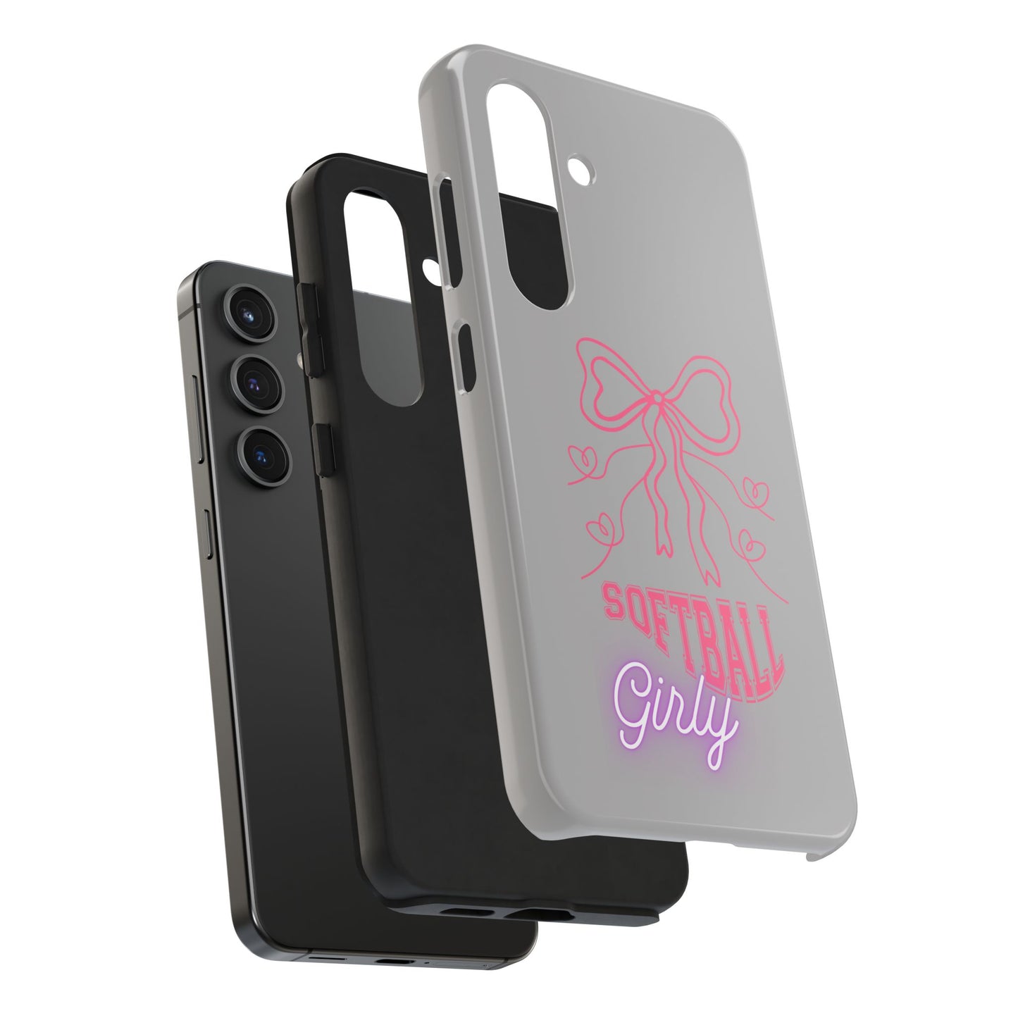 SOFTBALL GIRLY IPHONE AND SAMSUNG || Tough Phone Cases