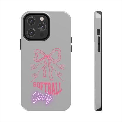 SOFTBALL GIRLY IPHONE AND SAMSUNG || Tough Phone Cases